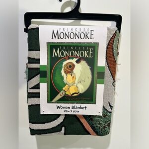 Studio Ghibli Princess Mononoke San Portrait Tapestry Throw